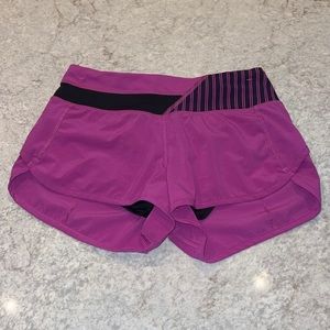 Lululemon speed up shorts 2.5 inch